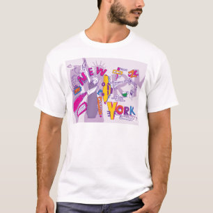 Camiseta Nova Iorque NYC - Famosas luzes de turismo
