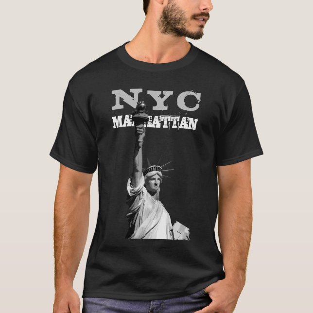 Camiseta Nova Iorque Nyc Manhattan Men (Frente)