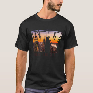 Camiseta Nova Iorque NYC NY Skyline EUA América Souvenir