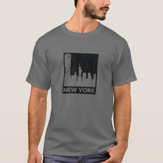 Camiseta Nova Iorque NYC Skyline Retro 70S 80S Sunset Str