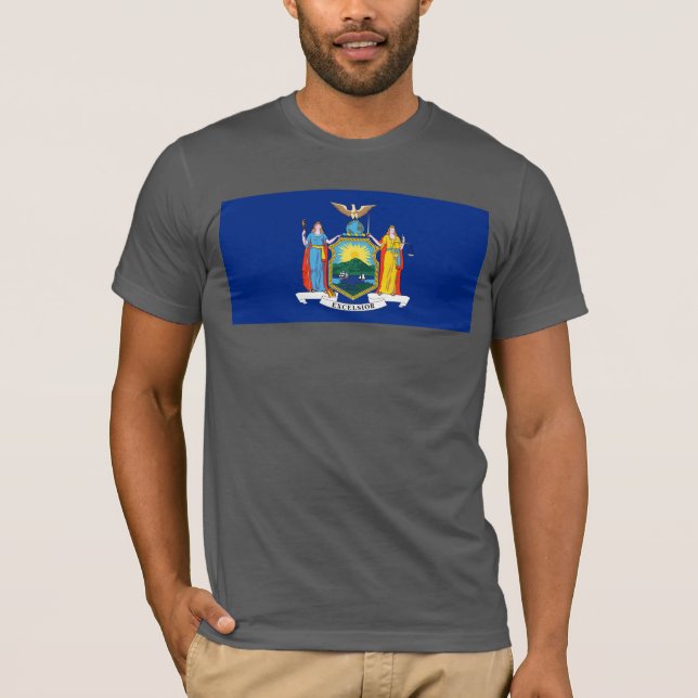Camiseta Nova Iorque: O Estado do Império, Lança Grande Maç (Frente)