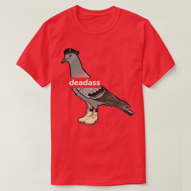 Camiseta Nova Iorque Pigeon Em Timbs (Frente do Design)