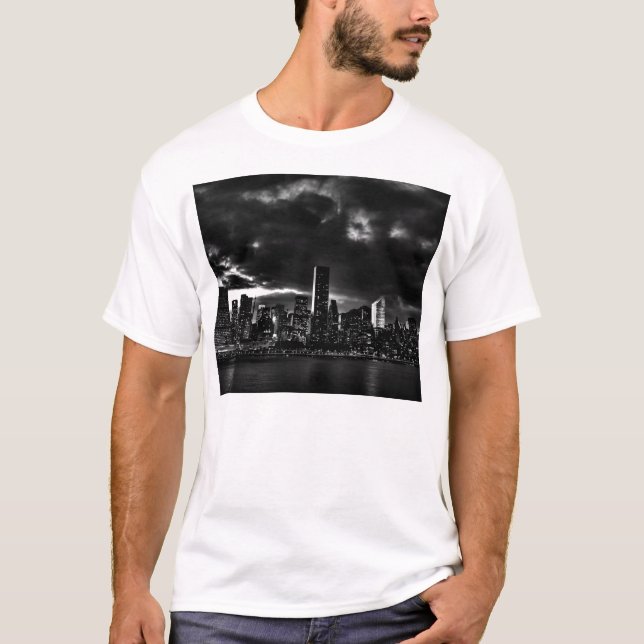 Camiseta Nova Iorque Preto e Branco (Frente)