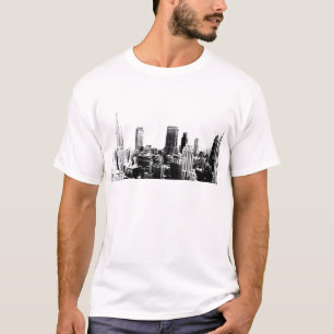 Camiseta Nova Iorque Preto e Branco
