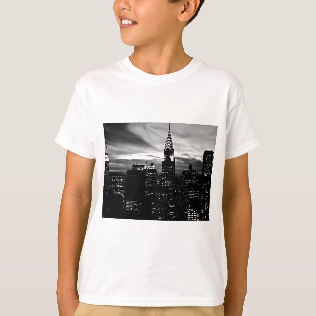 Camiseta Nova Iorque preto e branco (Frente)