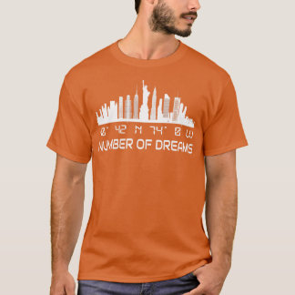 Camiseta Nova Iorque Skyline GPS Coordena Manhattan