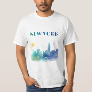 Camiseta Nova Iorque Skyline NYC Viagem da América Liberdad