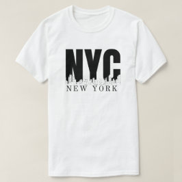 Camiseta Nova Iorque Skyline Retro Style Urbano