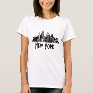 Camiseta Nova Iorque Skyline T-Shirt