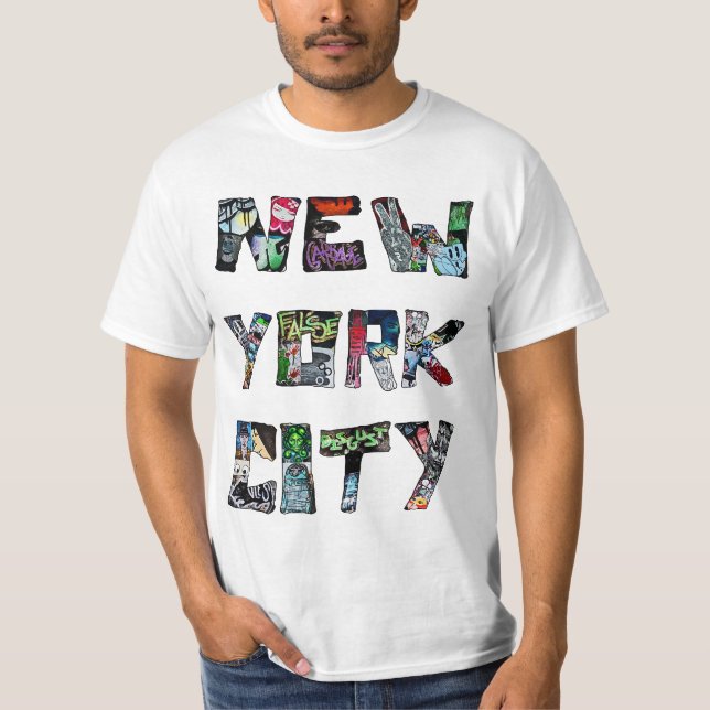 Camiseta Nova Iorque Street Art (Frente)