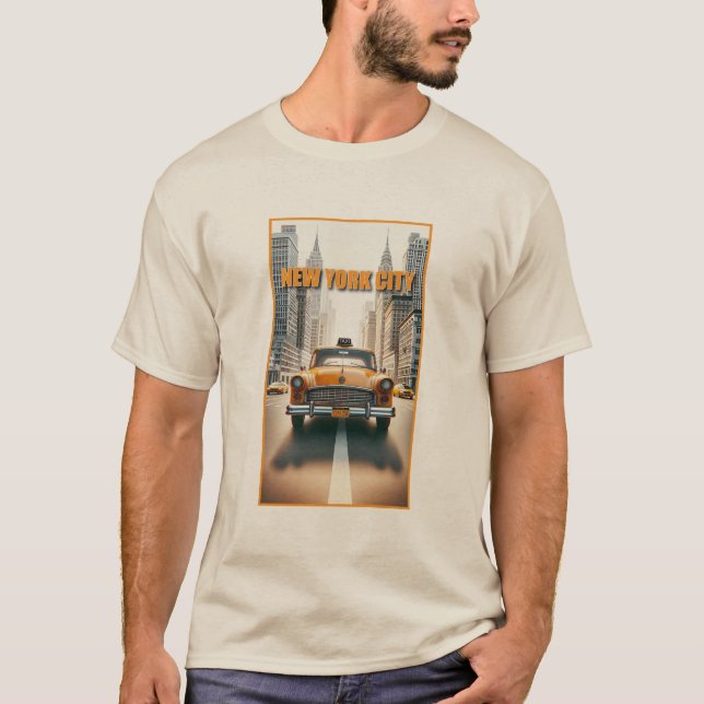 Camiseta Nova Iorque Taxi (Frente)