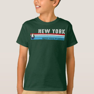 Camiseta Nova Iorque Vintage Skyline Classic Retro Style