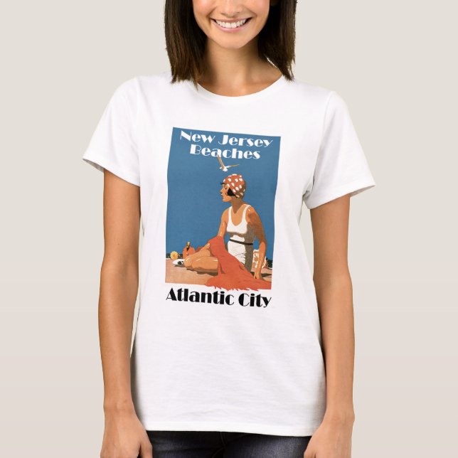 Camiseta Nova Jersey Beaches ~ Atlantic City (Frente)