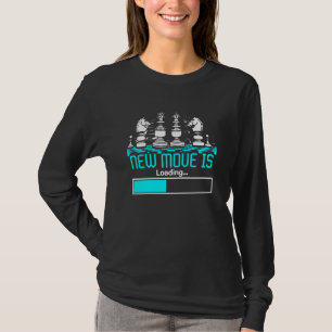 Camiseta Nova Jogada Está Carregando Peças do Tabuleiro de