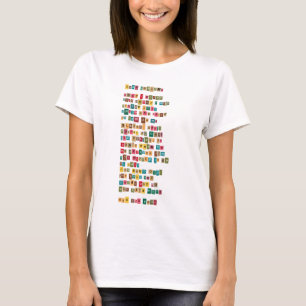 Camiseta nova nota de resgate de bebê para a avó