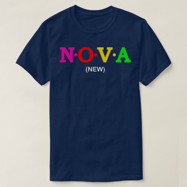 Camiseta Nova Nova Nova Nova Nova Nova Nova Nova Nova Nova  (Frente do Design)