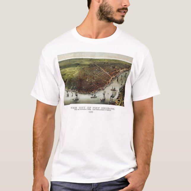 Camiseta Nova Orleães - 1885 (Frente)