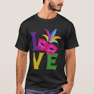 Camiseta Nova Orlean Carnival, Festa de Máscara Rosa, Mães 