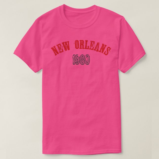 Camiseta Nova Orleans 1980 (Frente do Design)