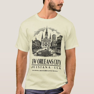 Camiseta Nova Orleans Cidade Louisiana EUA