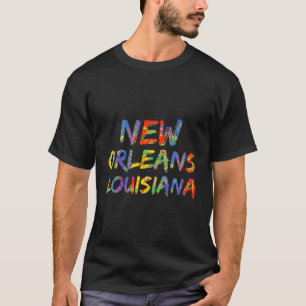 Camiseta Nova Orleans Louisiana Paint Splash Hooded