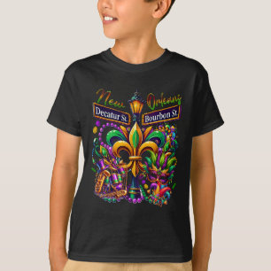 Camiseta Nova Orleans Mardi Gras Sublimem Decatur E Bou