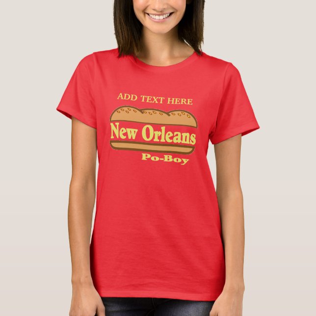 Camiseta Nova Orleans Po Boy (Frente)