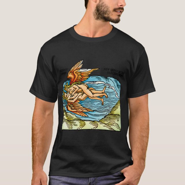 Camiseta Nova pele para a antiga cerimônia Leonard cohen Vi (Frente)
