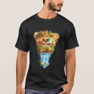 Camiseta Nova Pirâmide Alimentar 2026 Comendo Nutrição Real