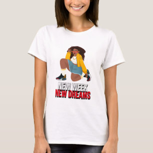 Camiseta Nova Semana, Mesmos Sonhos Definição de Metas para