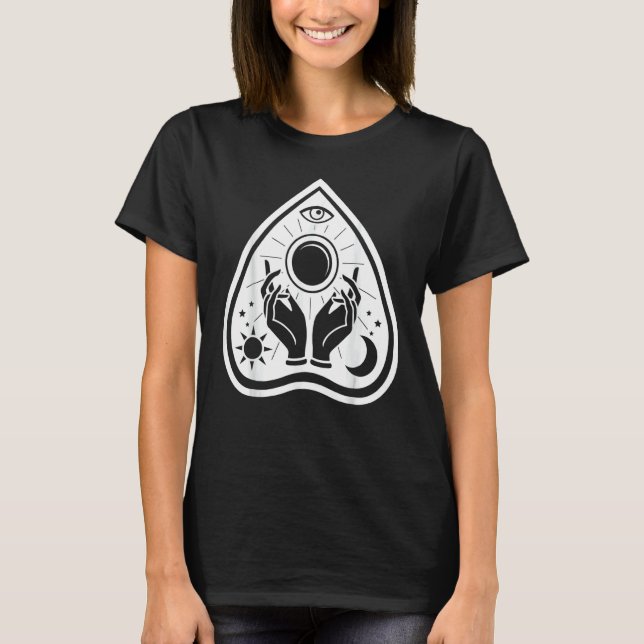 Camiseta Nova Terra Fatima Horsauge Hamsa Yoga Hand Udzat (Frente)