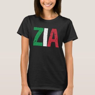 Camiseta Nova Tia Italiana Zia Orgulhosa Unti Italiano