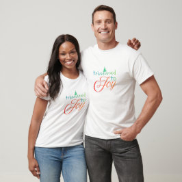 Camiseta nova Trimmed to Joy