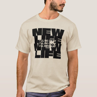 Camiseta Nova vida - Eu ficarei bem | T-shirt casual