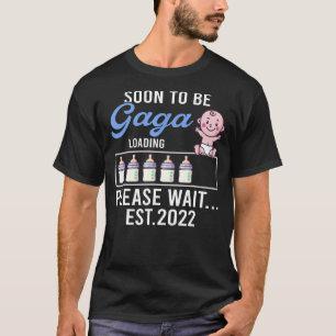 Camiseta Nova Vovó Shirts Anúncio de Gravidez Em Breve Até