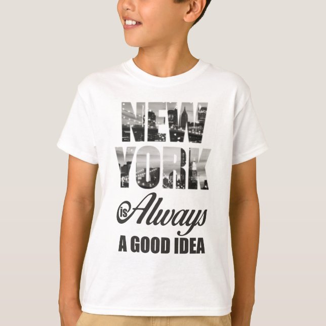 Camiseta Nova York é sempre uma boa ideia (Frente)