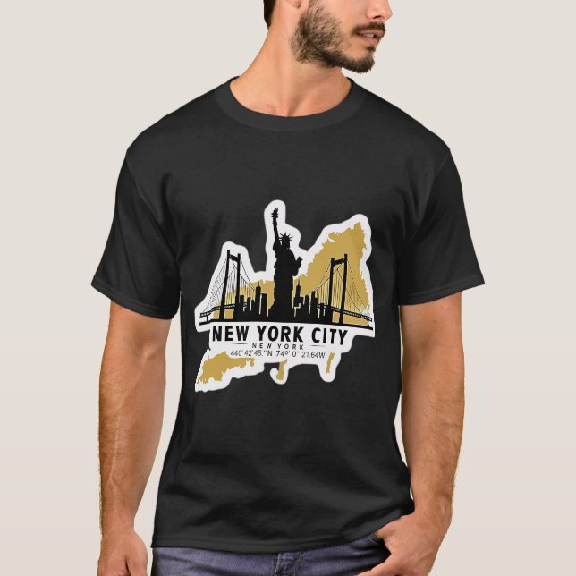 Camiseta Nova York Estilizada (Frente)