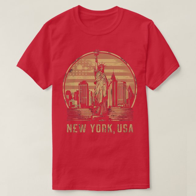 Camiseta nova york eua 1 (Frente do Design)