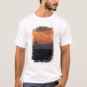 Camiseta Nova York, EUA. Horizonte de Manhattan uptown