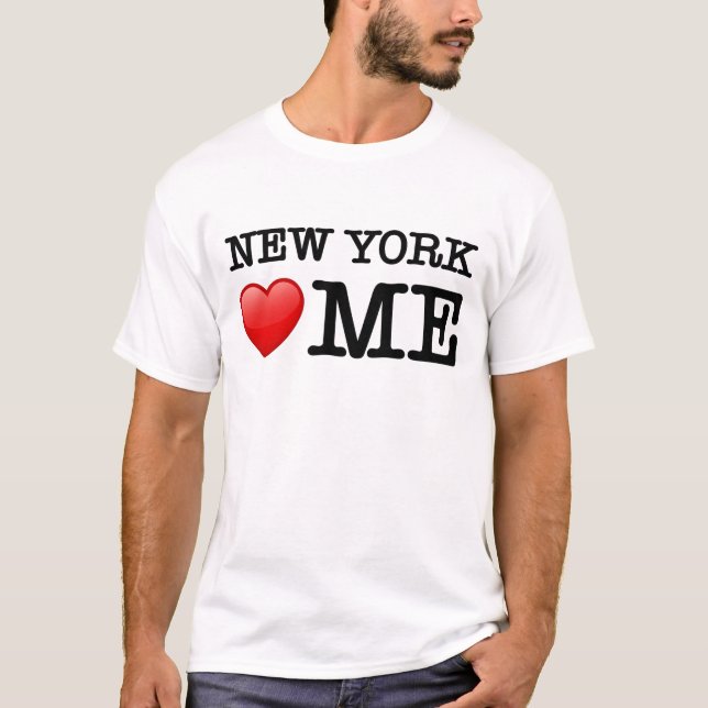Camiseta Nova York me ama, eu amo (Frente)