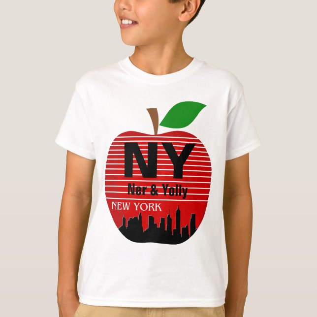 Camiseta Nova York Nomes Personalizados A Grande Maçã (Frente)
