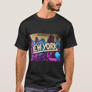 Camiseta Nova York Nova York Grafite