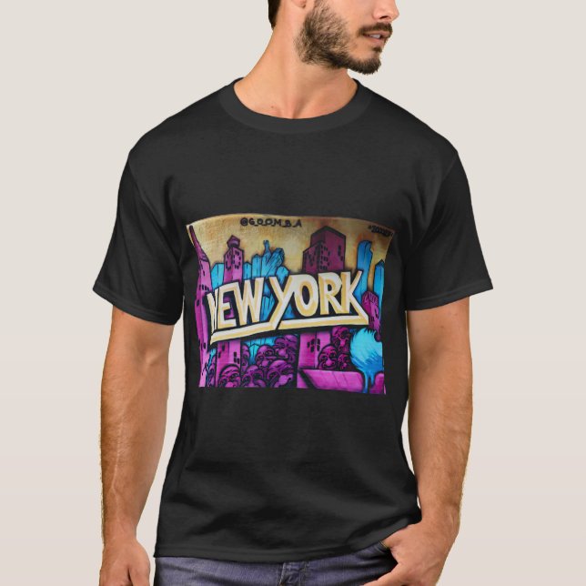 Camiseta Nova York Nova York Grafite (Frente)