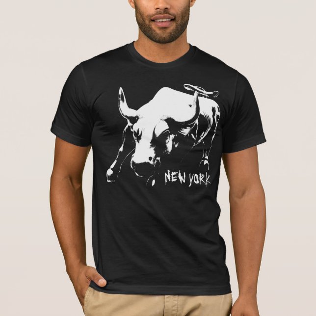 Camiseta Nova York NY Shirt Bull Souvenir Top (Frente)