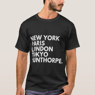 Camiseta Nova York Paris Londres Tokyo Middlesbrougho