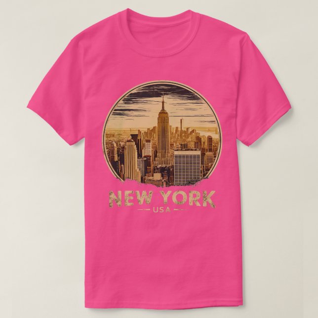 Camiseta nova york usa (Frente do Design)