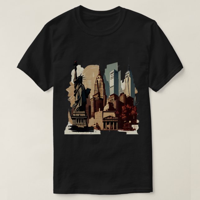 Camiseta Nova Yorker Pride Grande Maçã NYC Souvenir Sofrend (Frente do Design)