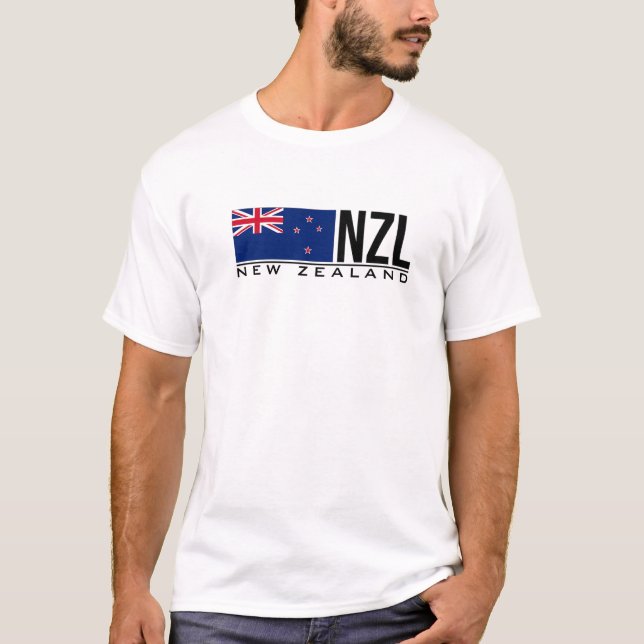 CAMISETA NOVA ZEALAND FLAG KIWI NZL ESPORTA JOGOS ATHLETE J (Frente)