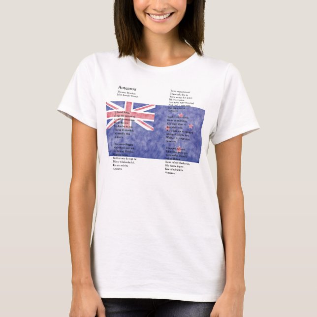 Camiseta Nova Zelândia - Aotearoa (Frente)