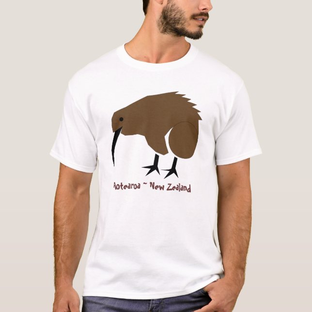 Camiseta ~ Nova Zelândia de Aotearoa do quivi (Frente)